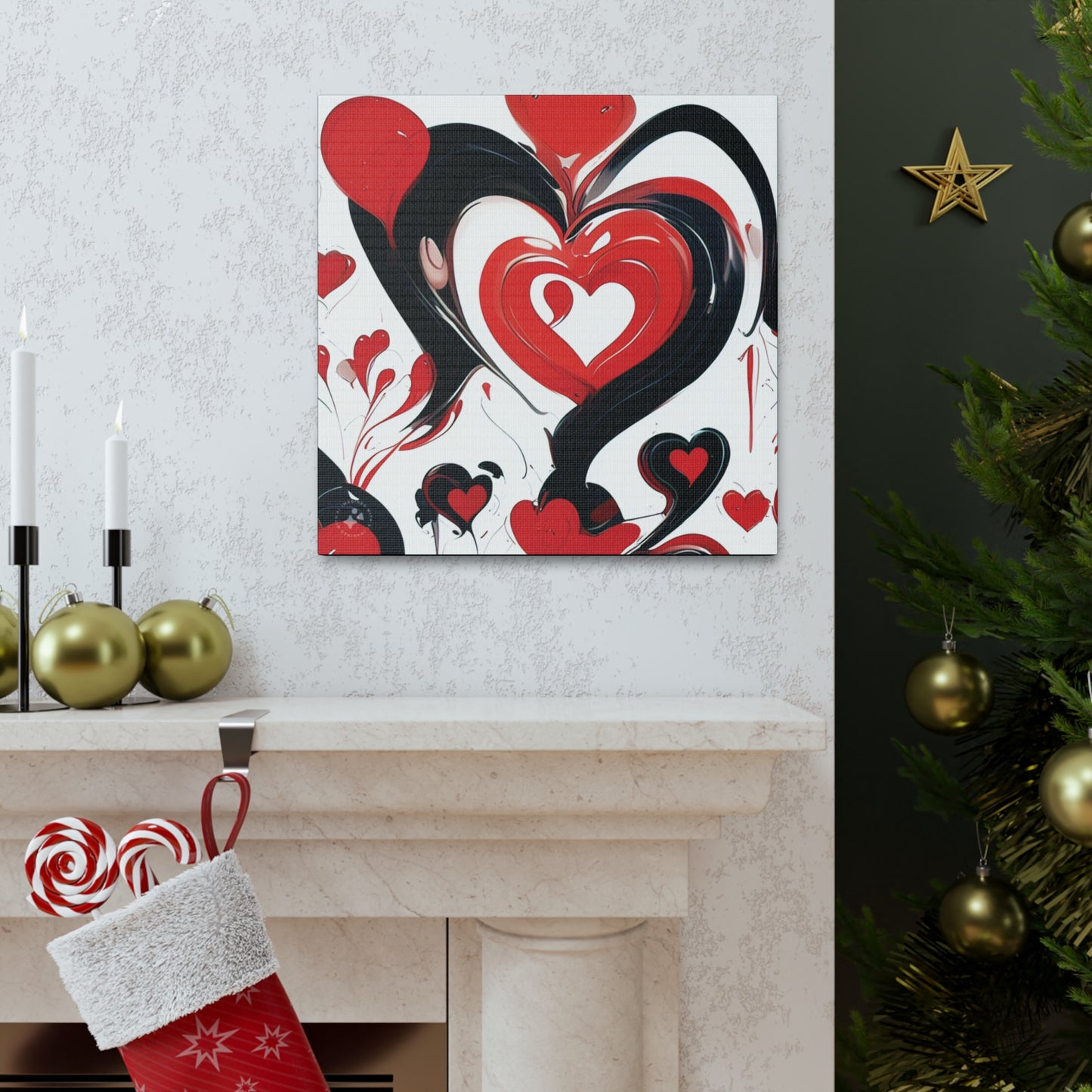 Hearts & Love - Canvas Gallery Wraps