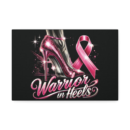 Pink Warrior Heels - Canvas Art