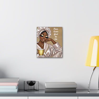 Peace Looks Good On Me - Canvas Art