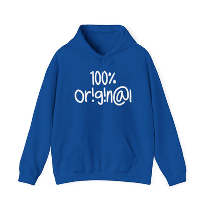 "100% Or!g!n@l" - Unisex Heavy Blend™ Hooded Sweatshirt