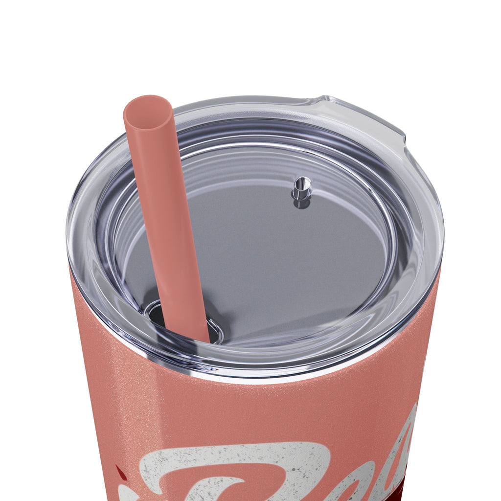 Beauty Speaks - Skinny Tumbler with Straw, 20oz