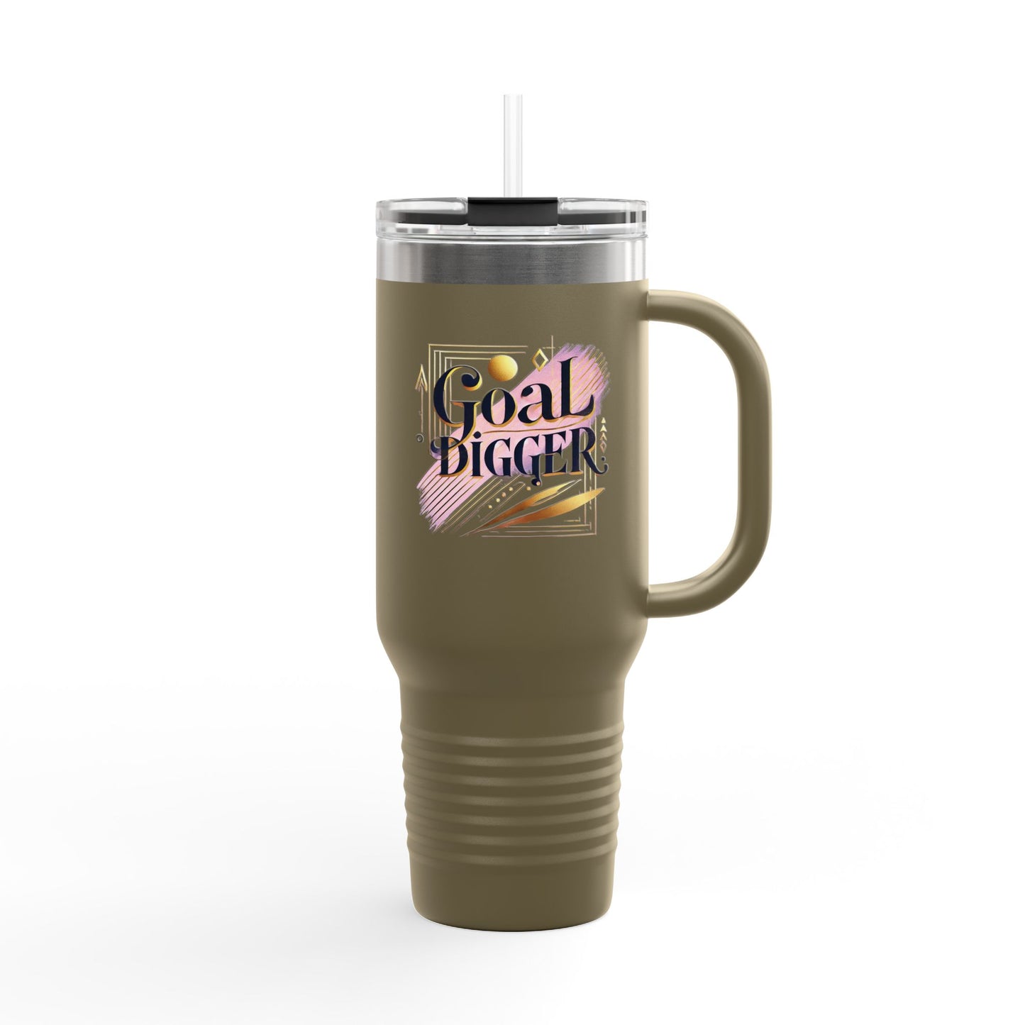 "Goal Digger" - Insulated Travel Mug, 40oz