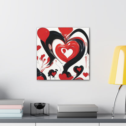 Hearts & Love - Canvas Gallery Wraps