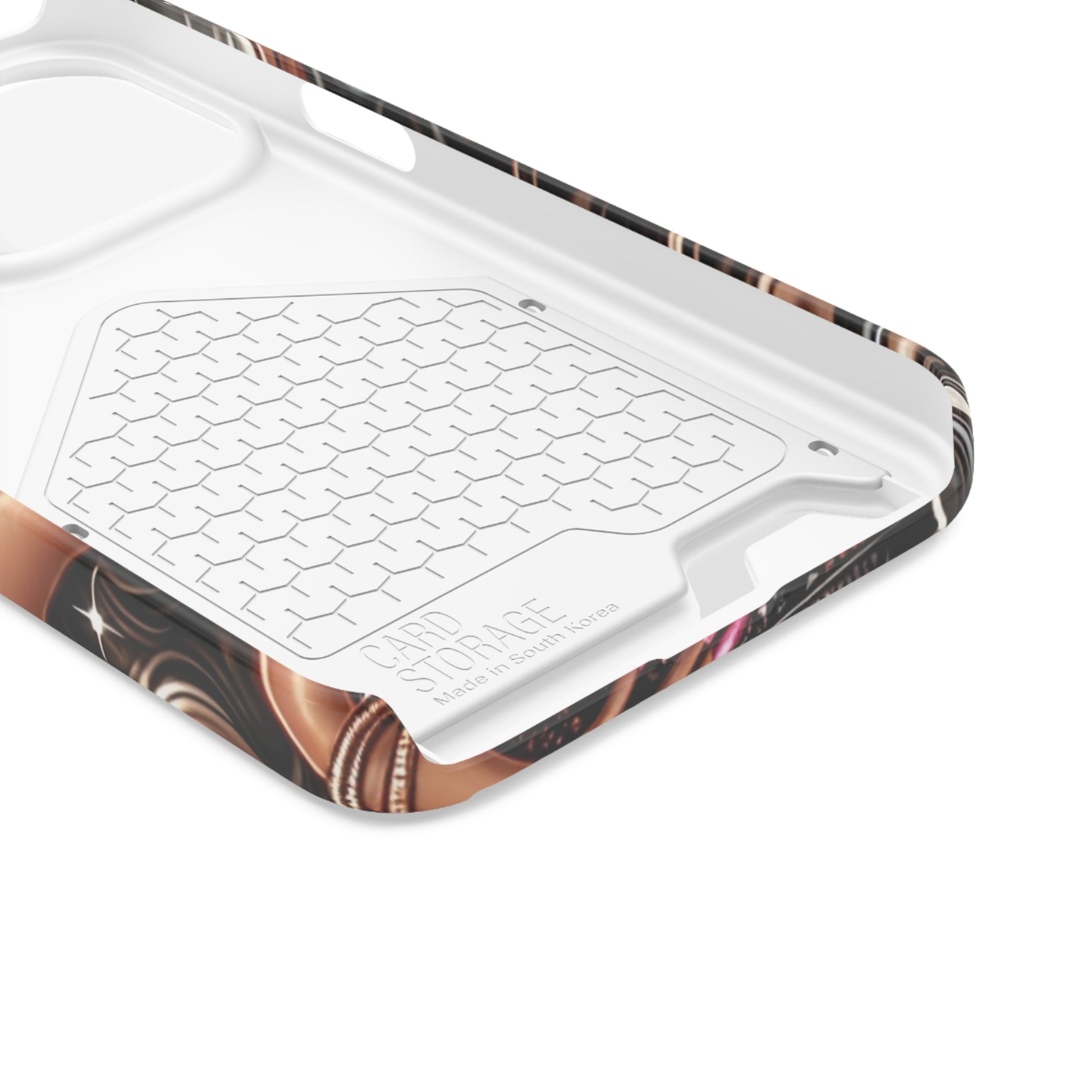 "Beautiful" - Phone Case With Card Holder - Creatively Designed Shop