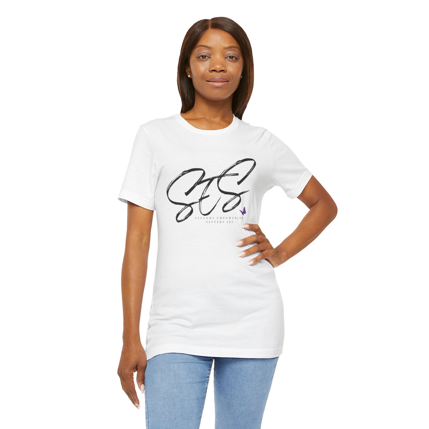 Sisters Empowering Sisters "SES Logo" - Unisex Jersey Short Sleeve Tee
