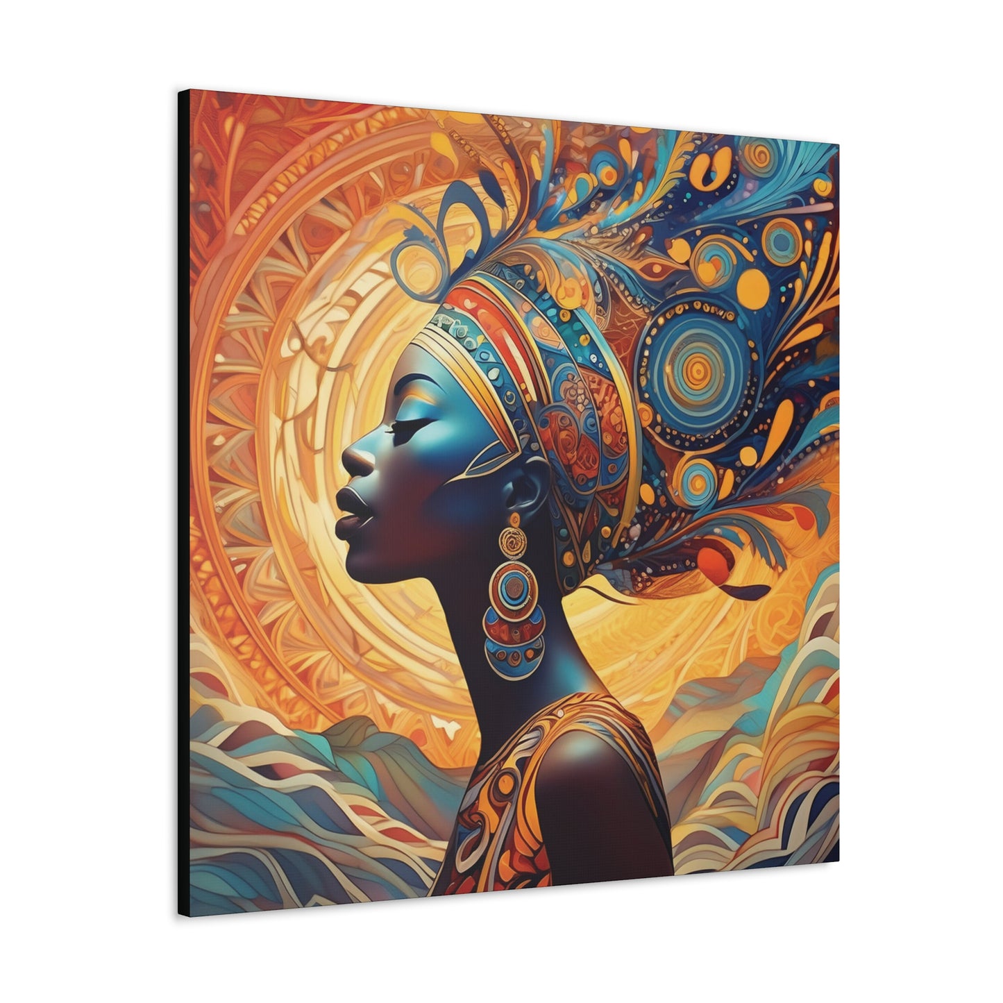 African Beauty - Canvas Gallery Wraps