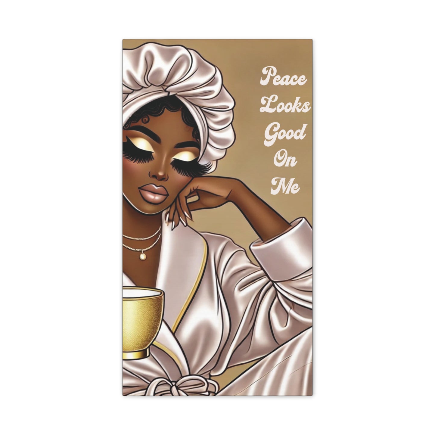 Peace Looks Good On Me - Canvas Art