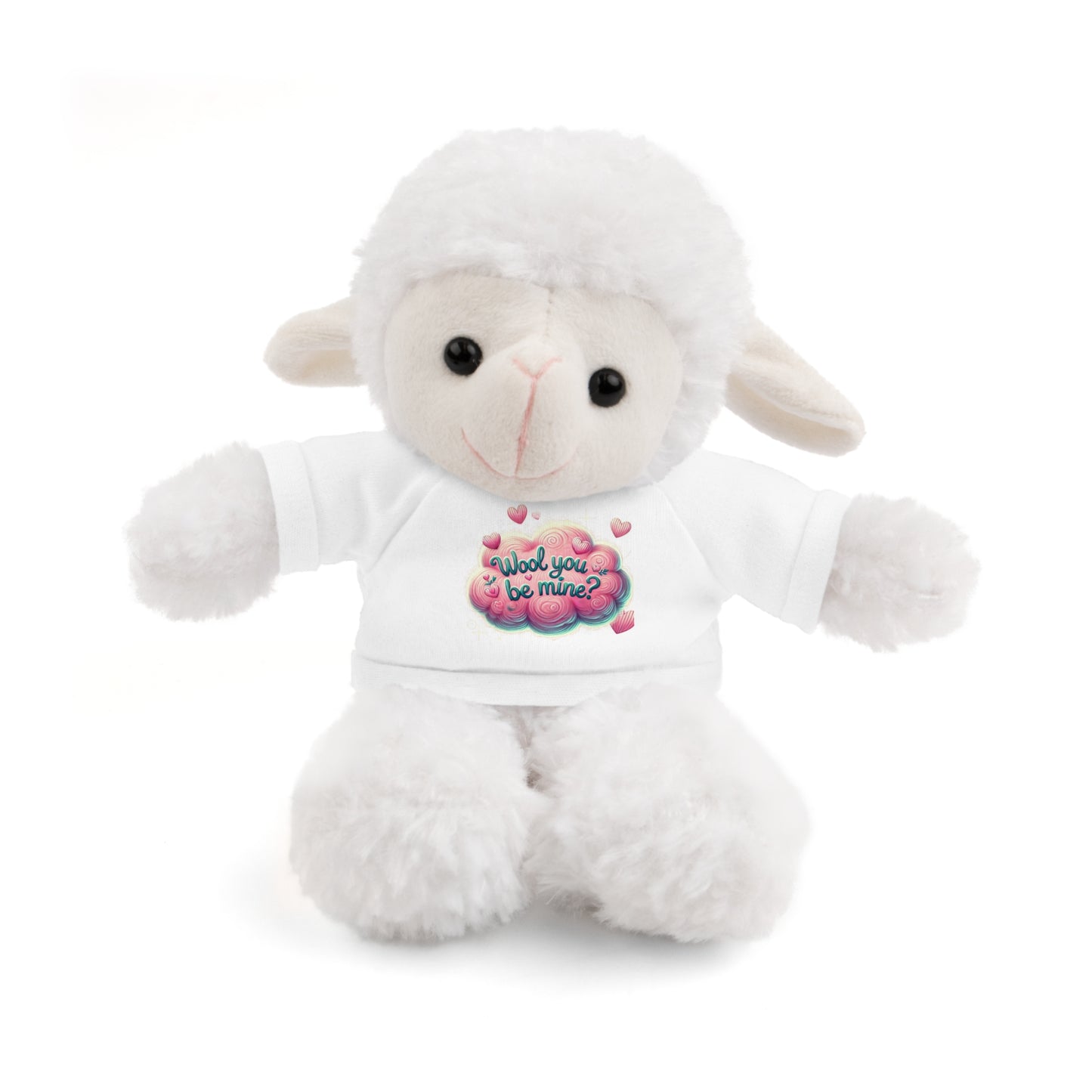'Wool You Be Mine?' - Stuffed Sheep with Tee