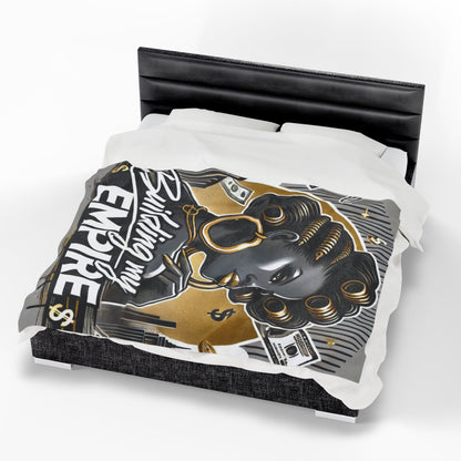 Building My Empire – Plush Velveteen Blanket