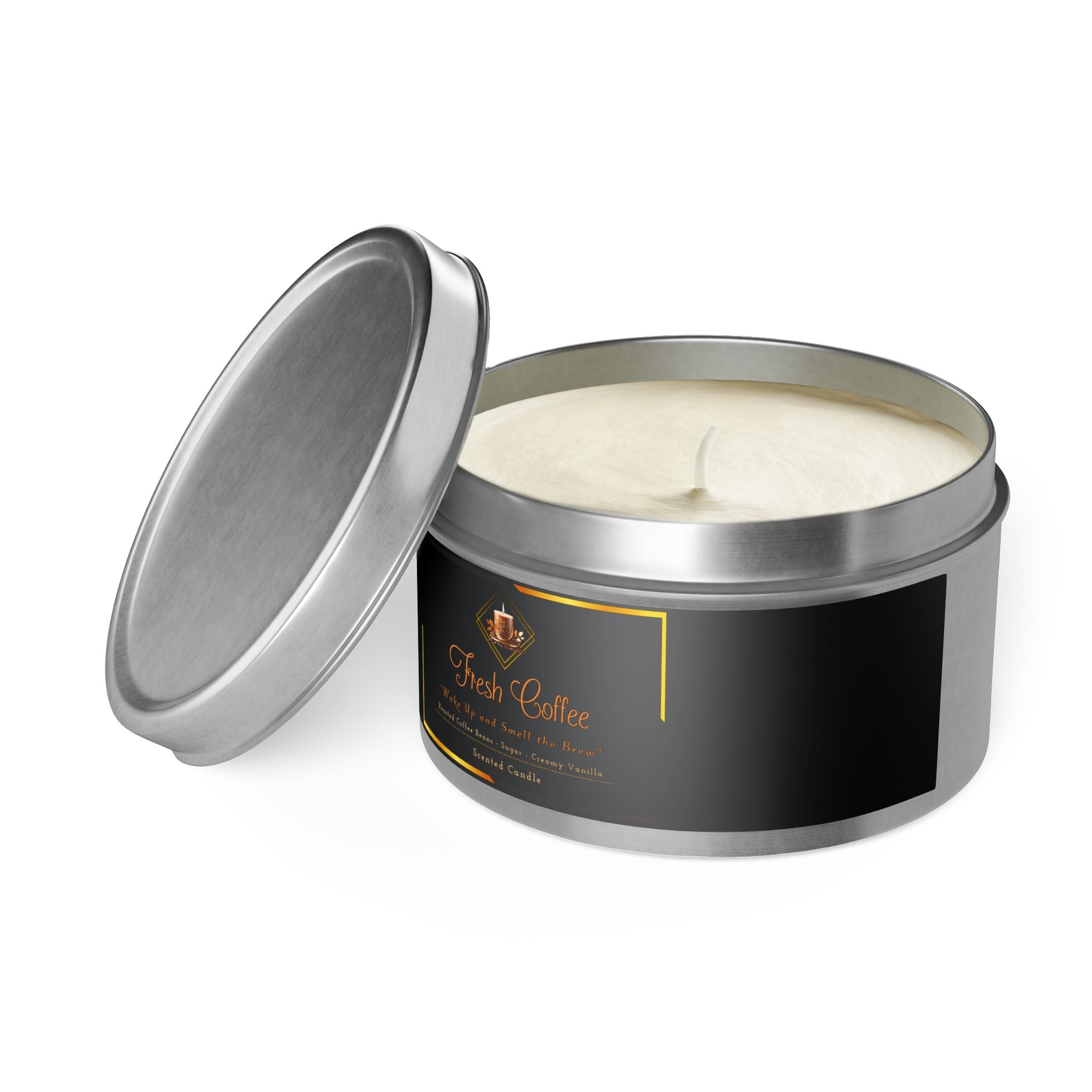Fresh Coffee - Tin Candles