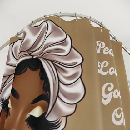 Peace Looks Good On Me - Shower Curtain