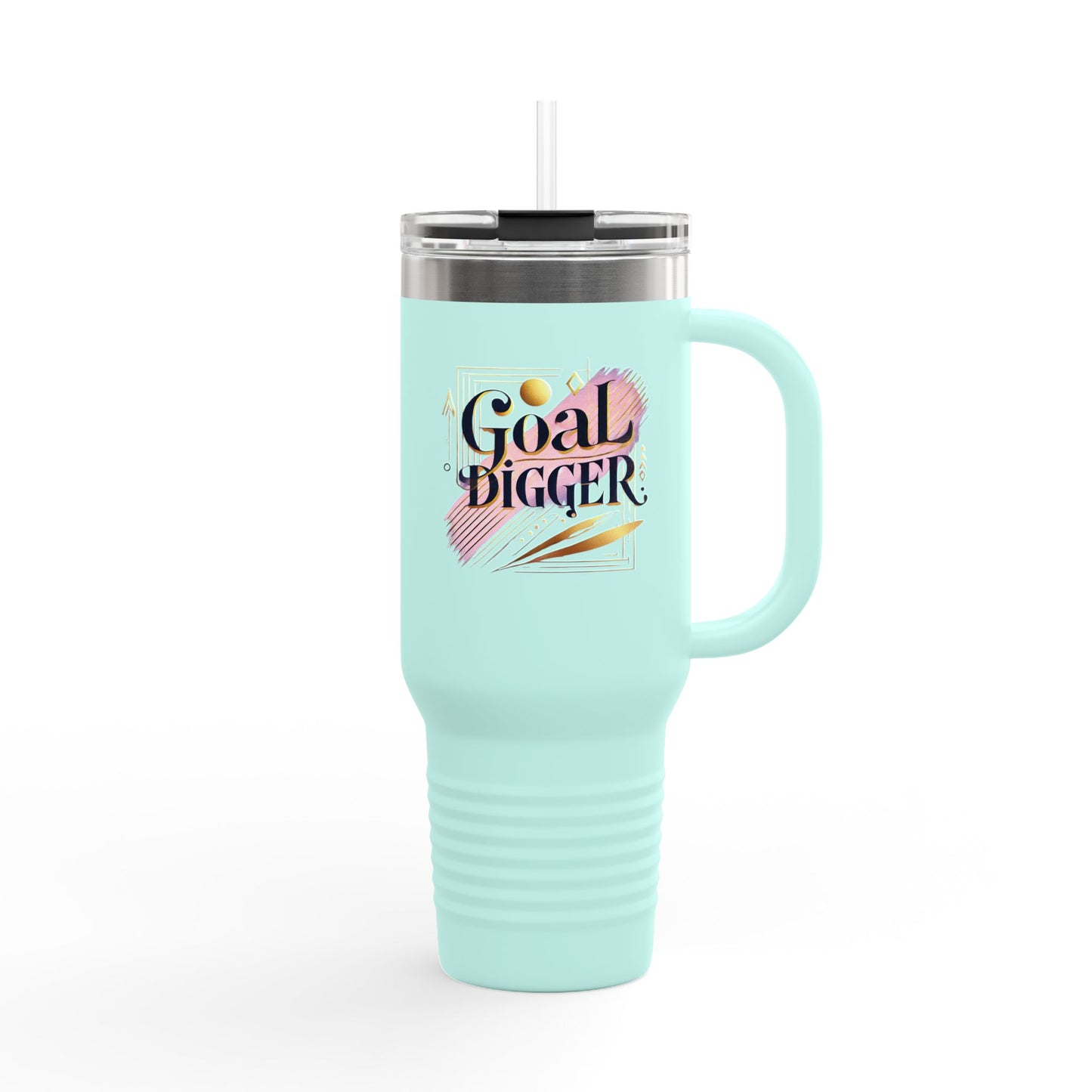 "Goal Digger" - Insulated Travel Mug, 40oz