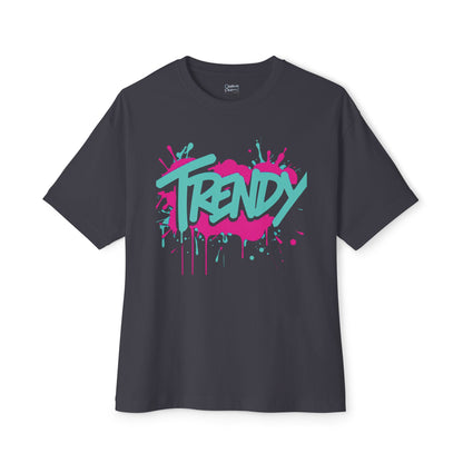 "Trendy" - Unisex Oversized Boxy Tee