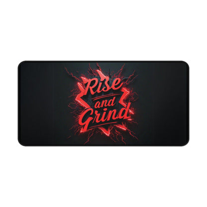 "Rise & Grind" - Desk Mat - Creatively Designed Shop