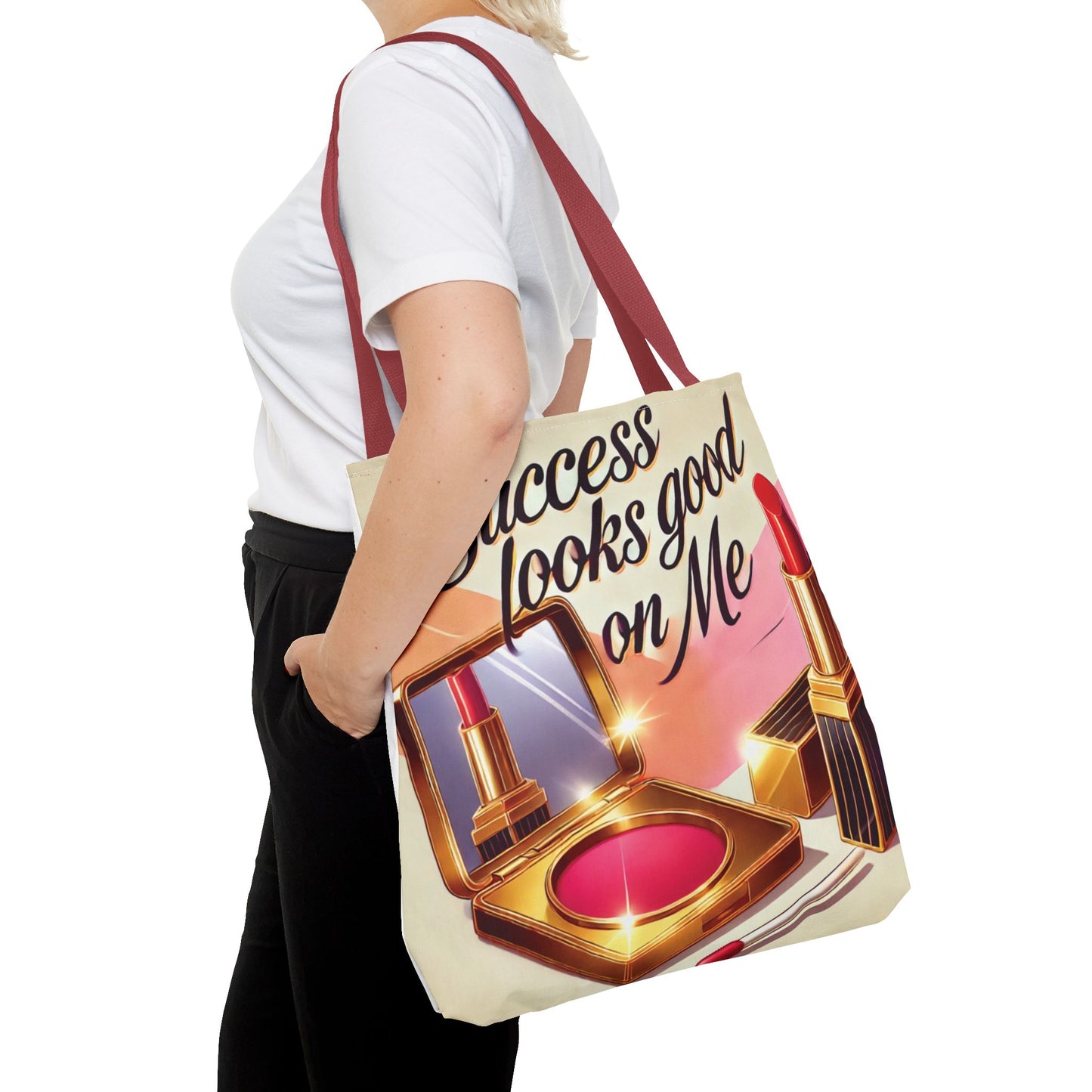 "Success Looks Good On Me" - Tote Bag (AOP)