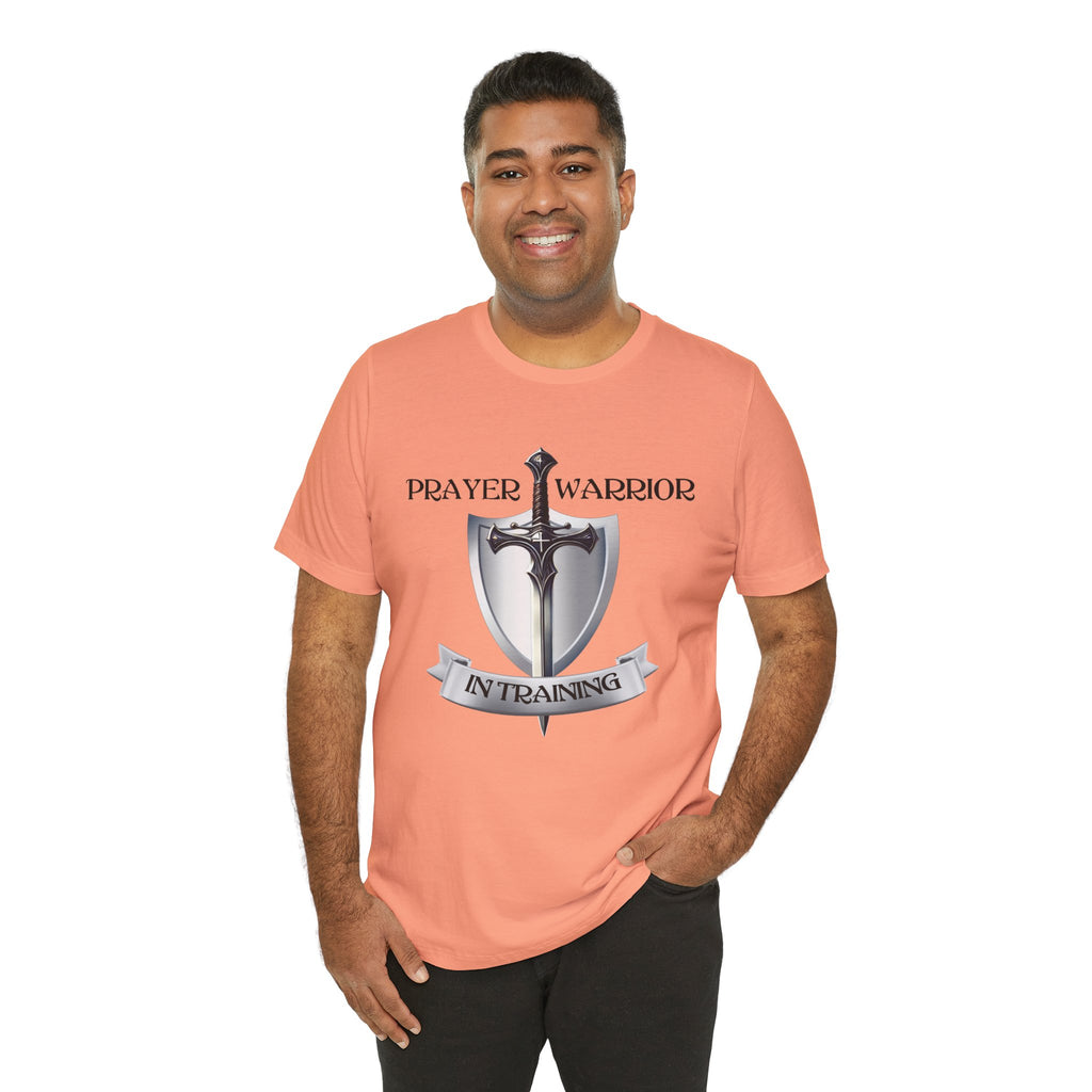 Prayer Warrior in Training - Unisex Jersey Short Sleeve Tee