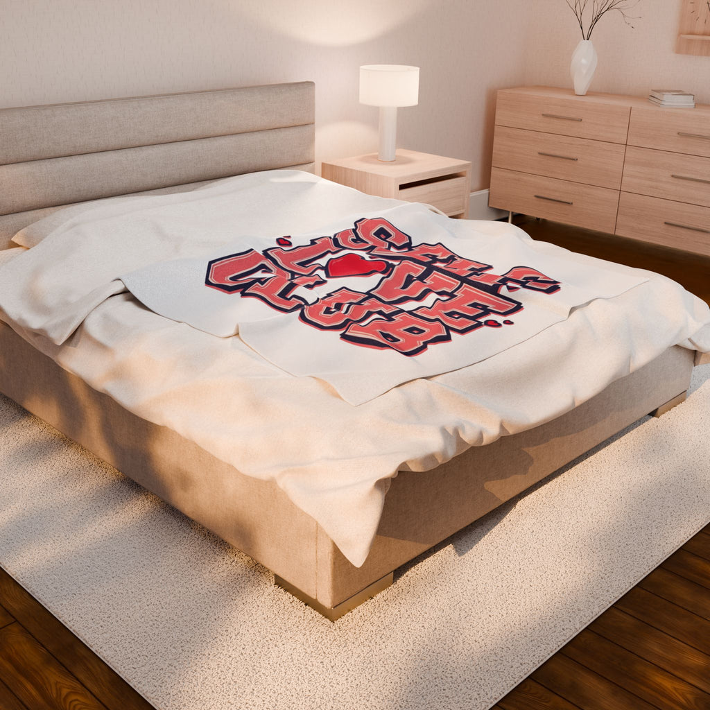 Self-Love Club – Plush Velveteen Blanket