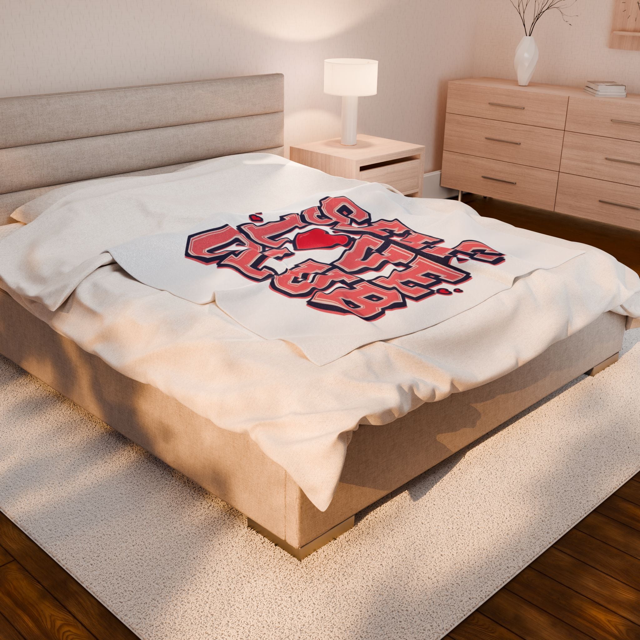 Self-Love Club – Plush Velveteen Blanket