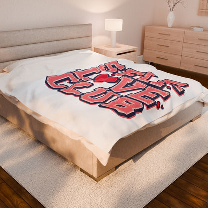 Self-Love Club – Plush Velveteen Blanket