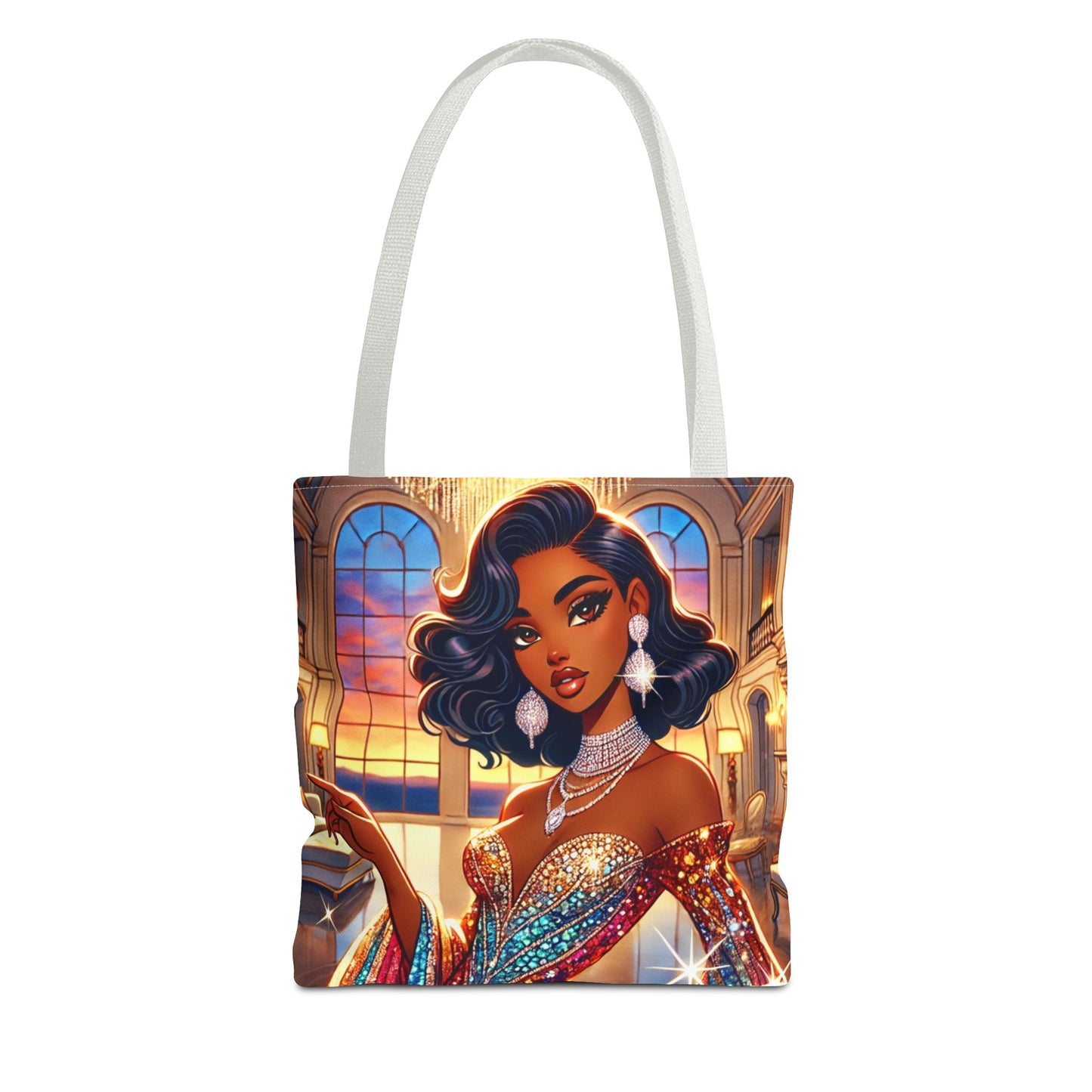 "Elegance Suits Me" (Hazel) - Tote Bag (AOP)