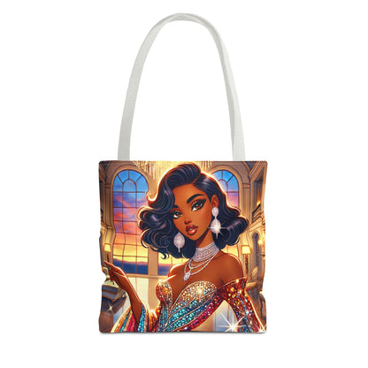 "Elegance Suits Me" (Hazel) - Tote Bag (AOP)
