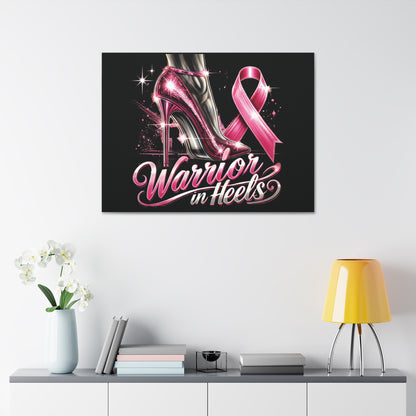 Pink Warrior Heels - Canvas Art