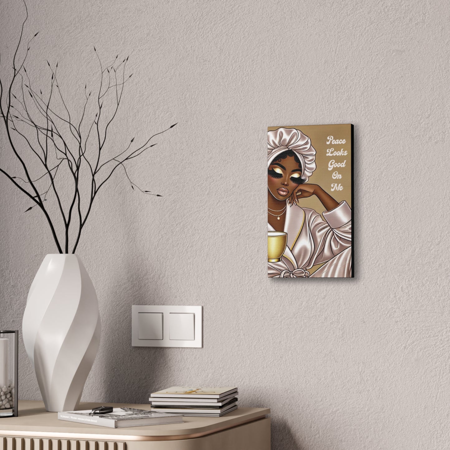 Peace Looks Good On Me - Canvas Art