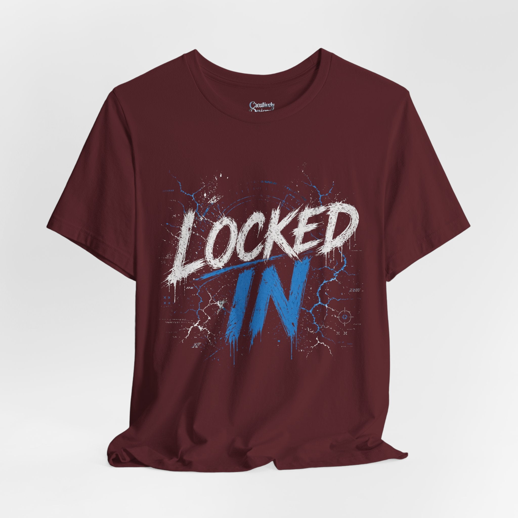 Locked In (Blue) - Jersey Short Sleeve Tee