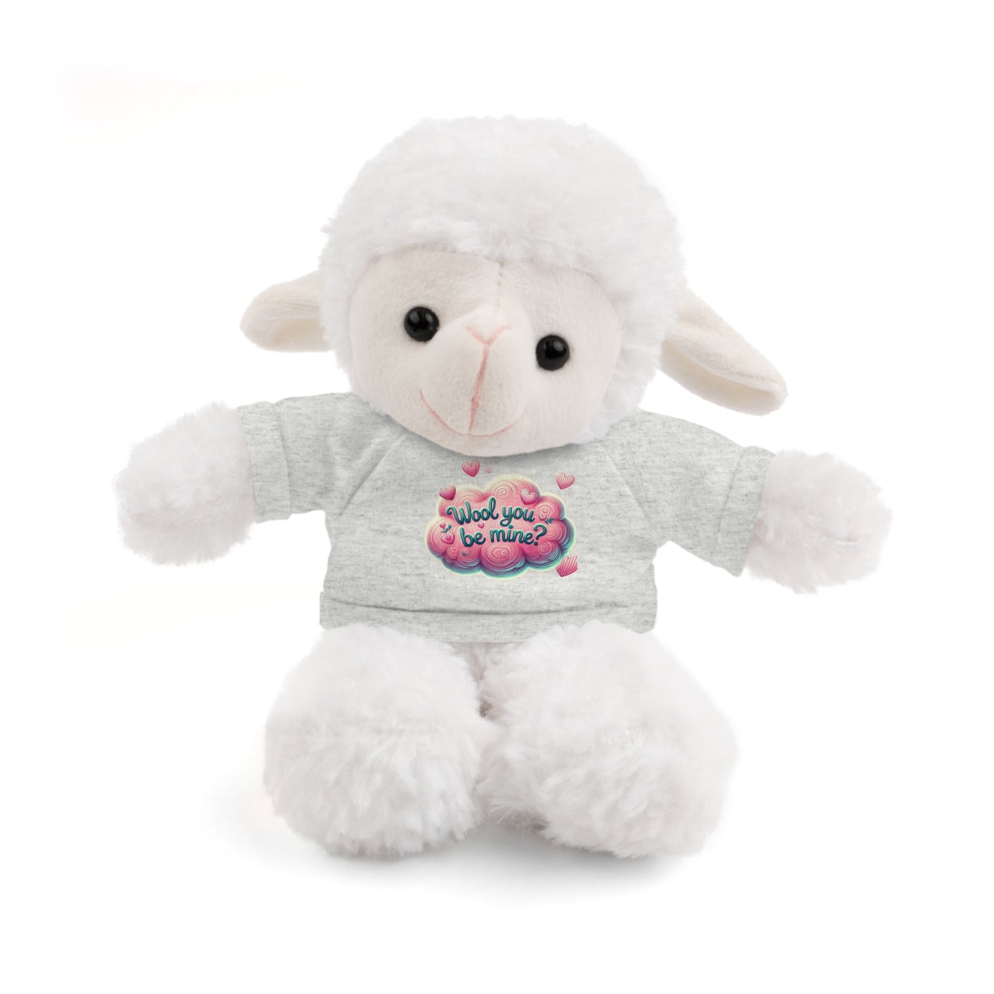'Wool You Be Mine?' - Stuffed Sheep with Tee