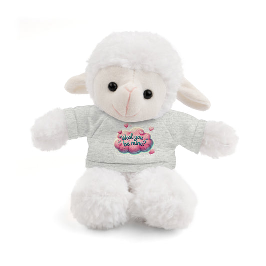 'Wool You Be Mine?' - Stuffed Sheep with Tee
