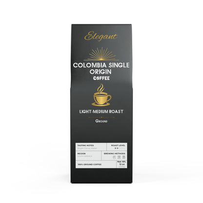 Elegant Colombia Single Origin Coffee (Light-Medium Roast)