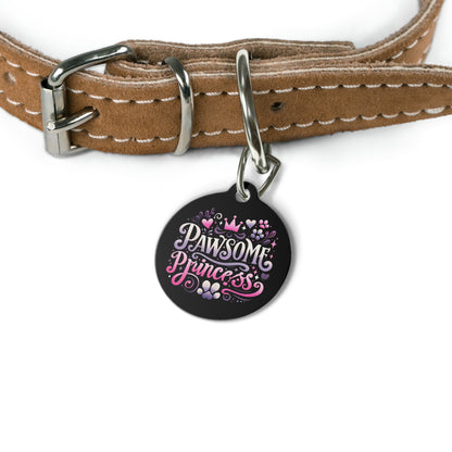 Pawsome Princess - Pet Tag - Creatively Designed Shop