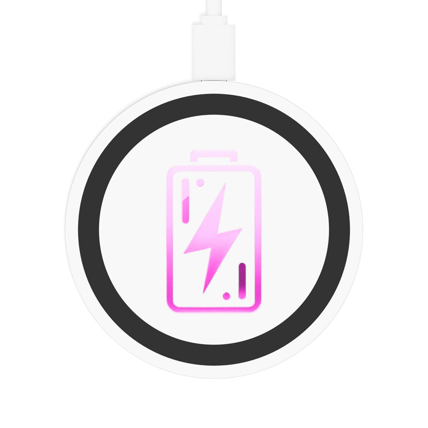Charging Icon (Pink) - Quake Wireless Charging Pad - Creatively Designed Shop