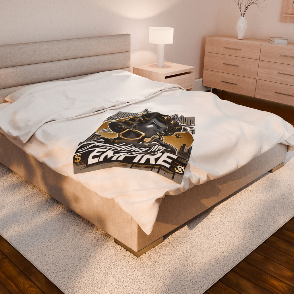 Building My Empire – Plush Velveteen Blanket