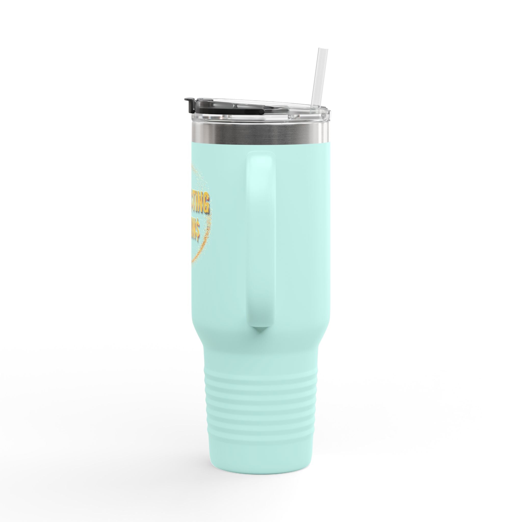 "Manifesting Millions" - Insulated Travel Mug, 40oz