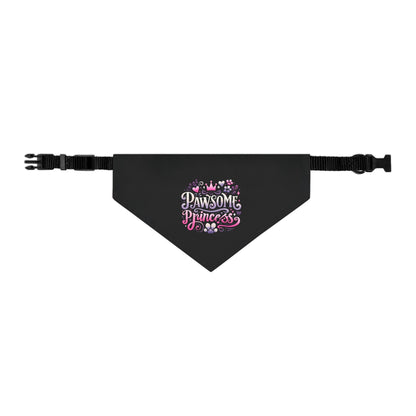Pawsome Princess - Pet Bandana Collar