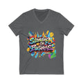 Standing on Business - Unisex Jersey Short Sleeve V-Neck Tee