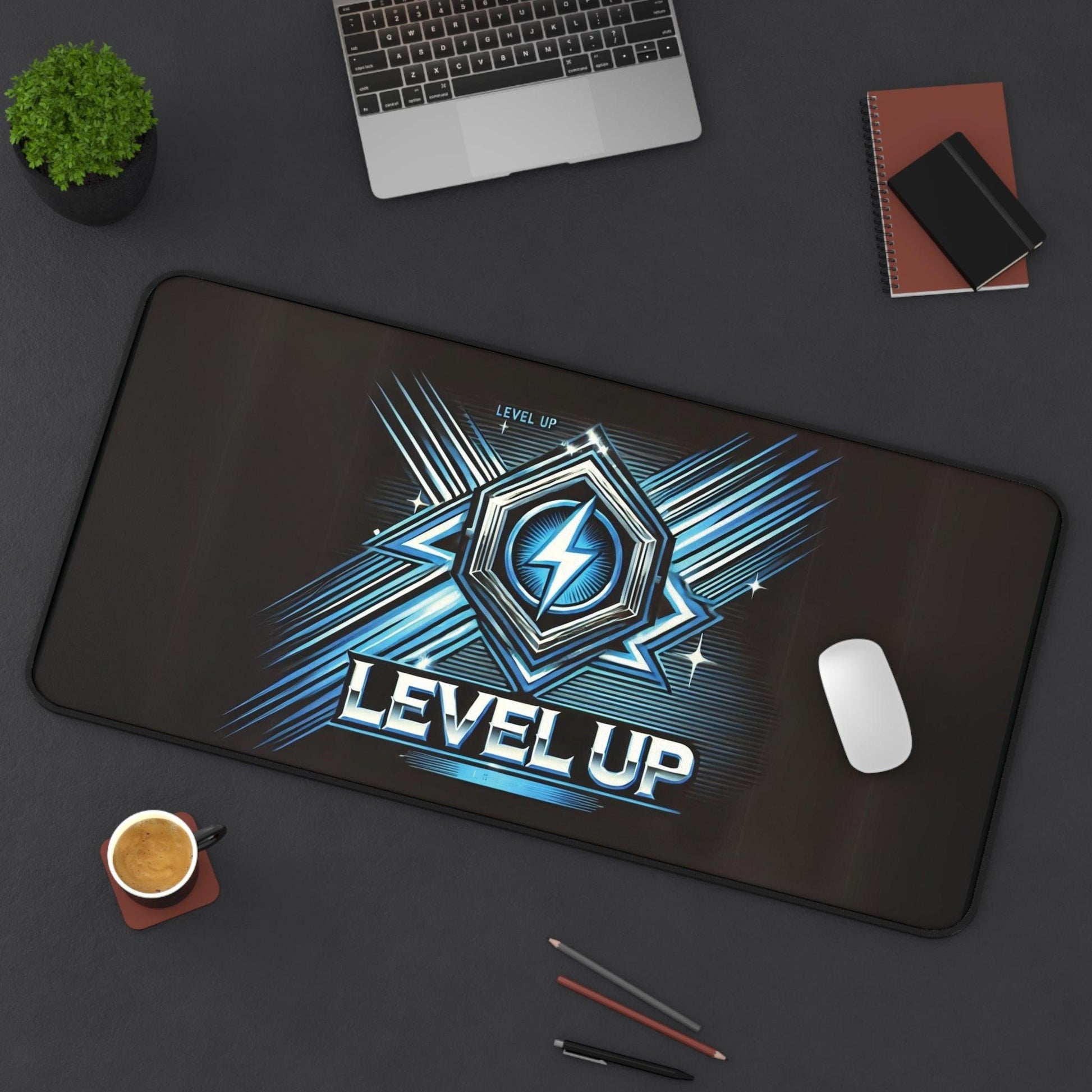 "Level Up" - Desk Mat - Creatively Designed Shop