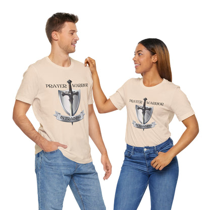 Prayer Warrior in Training - Unisex Jersey Short Sleeve Tee