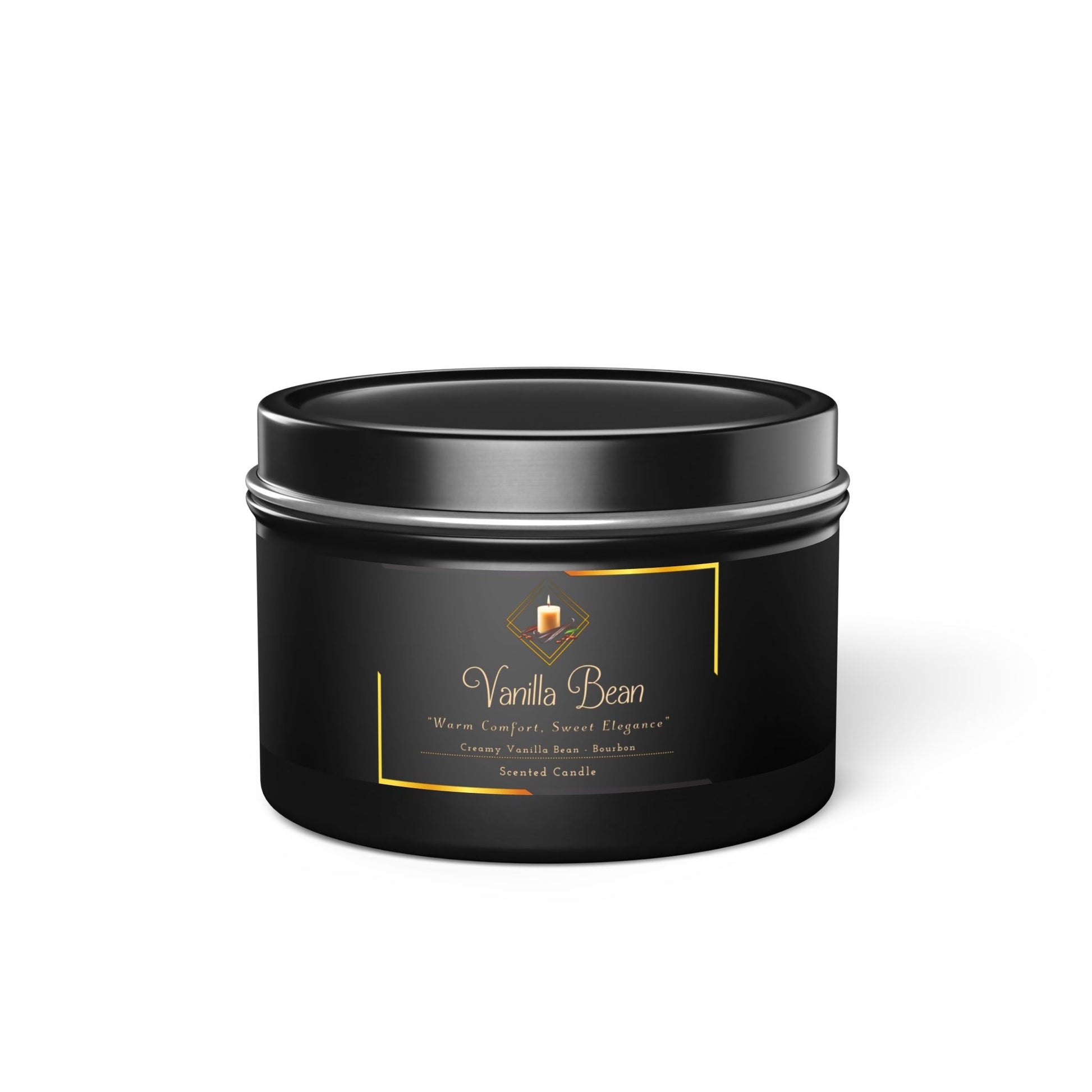 Vanilla Bean - Tin Candles - Creatively Designed Shop