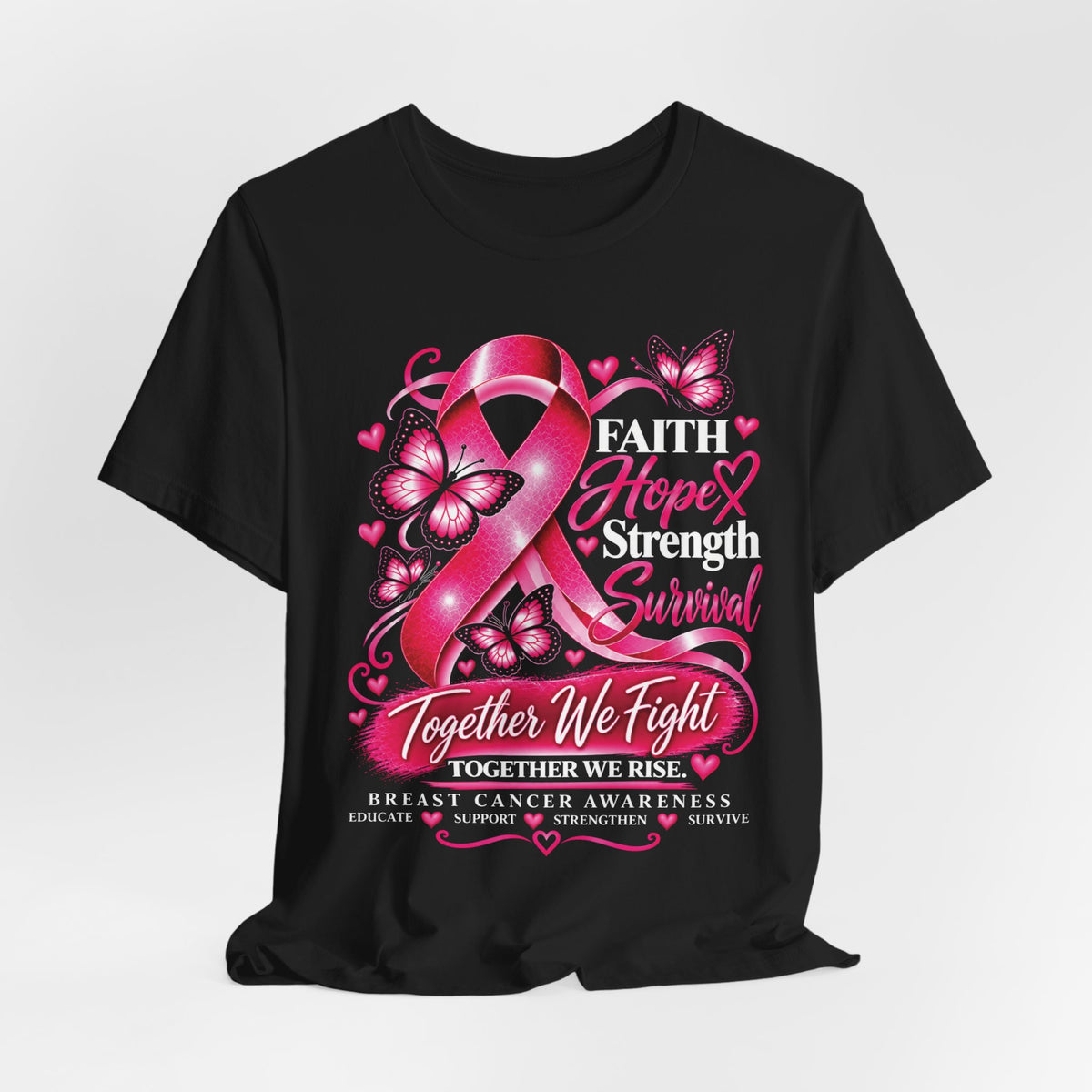 2026 Featured: Sisters Empowering Sisters Breast Cancer Awareness Tee | Front & Back Print