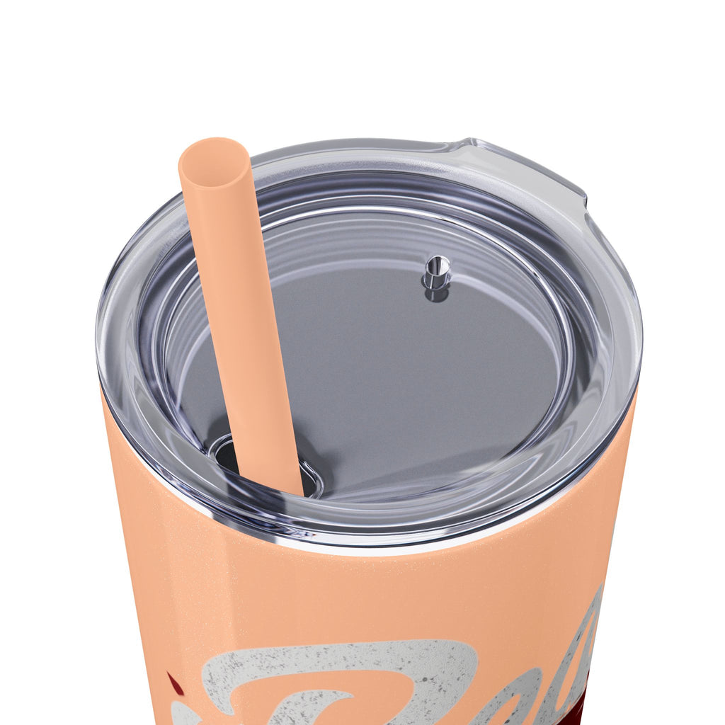 Beauty Speaks - Skinny Tumbler with Straw, 20oz