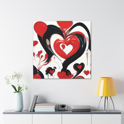 Hearts & Love - Canvas Gallery Wraps