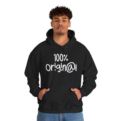 "100% Or!g!n@l" - Unisex Heavy Blend™ Hooded Sweatshirt