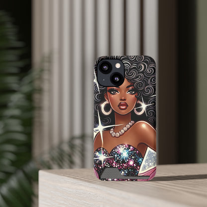 "Gorgeous" - Phone Case With Card Holder