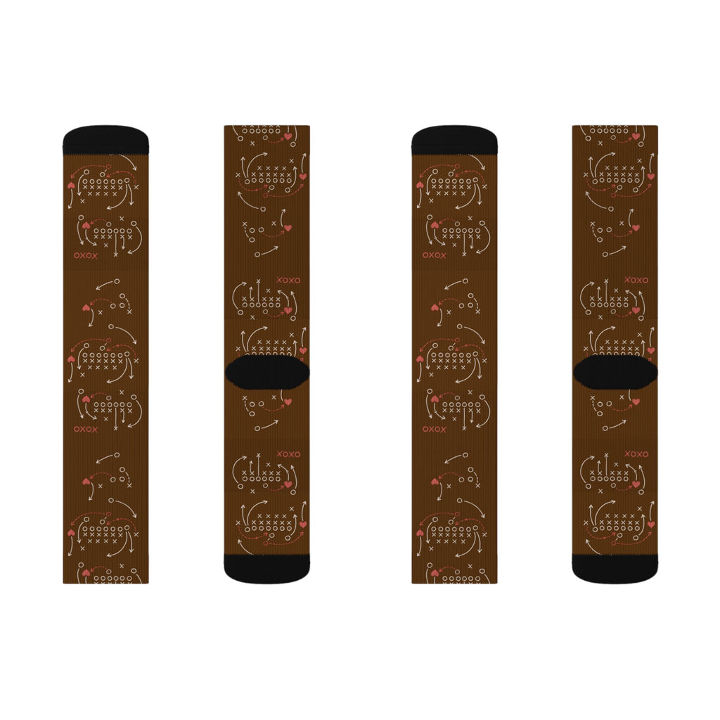 Football Playbook Socks