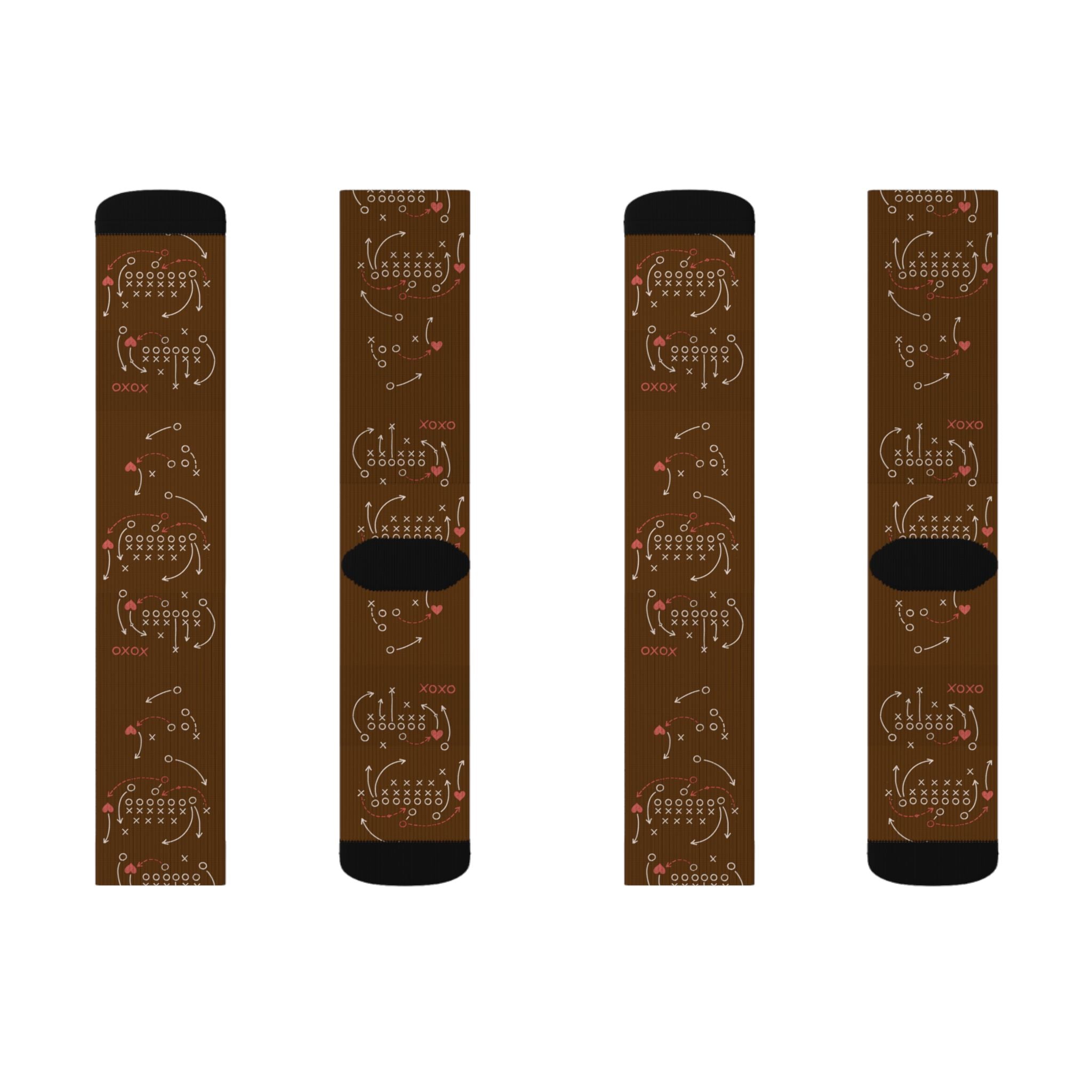 Football Playbook Socks