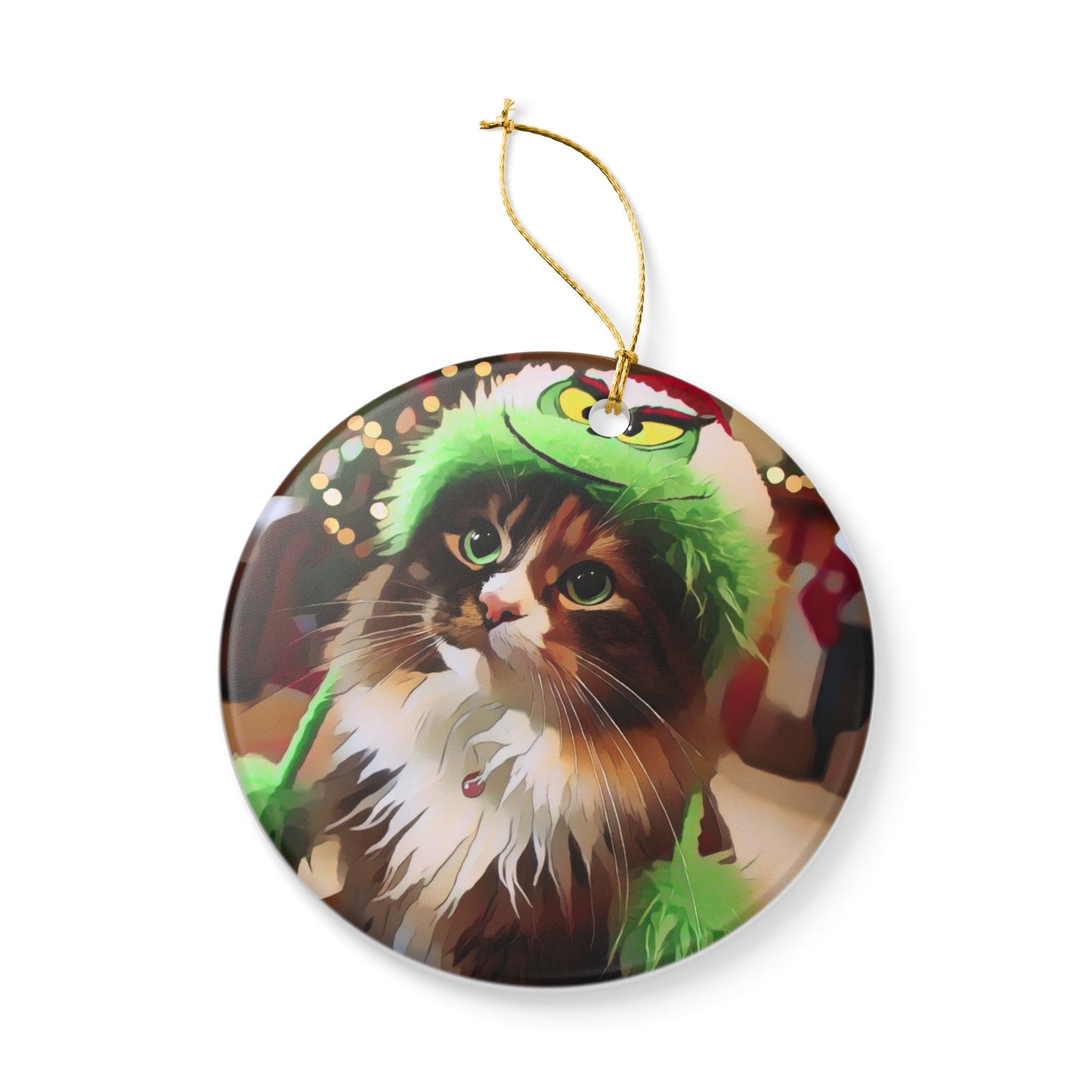 A Very Grinch Christmas - Ceramic Decoration Ornament, (1pc)