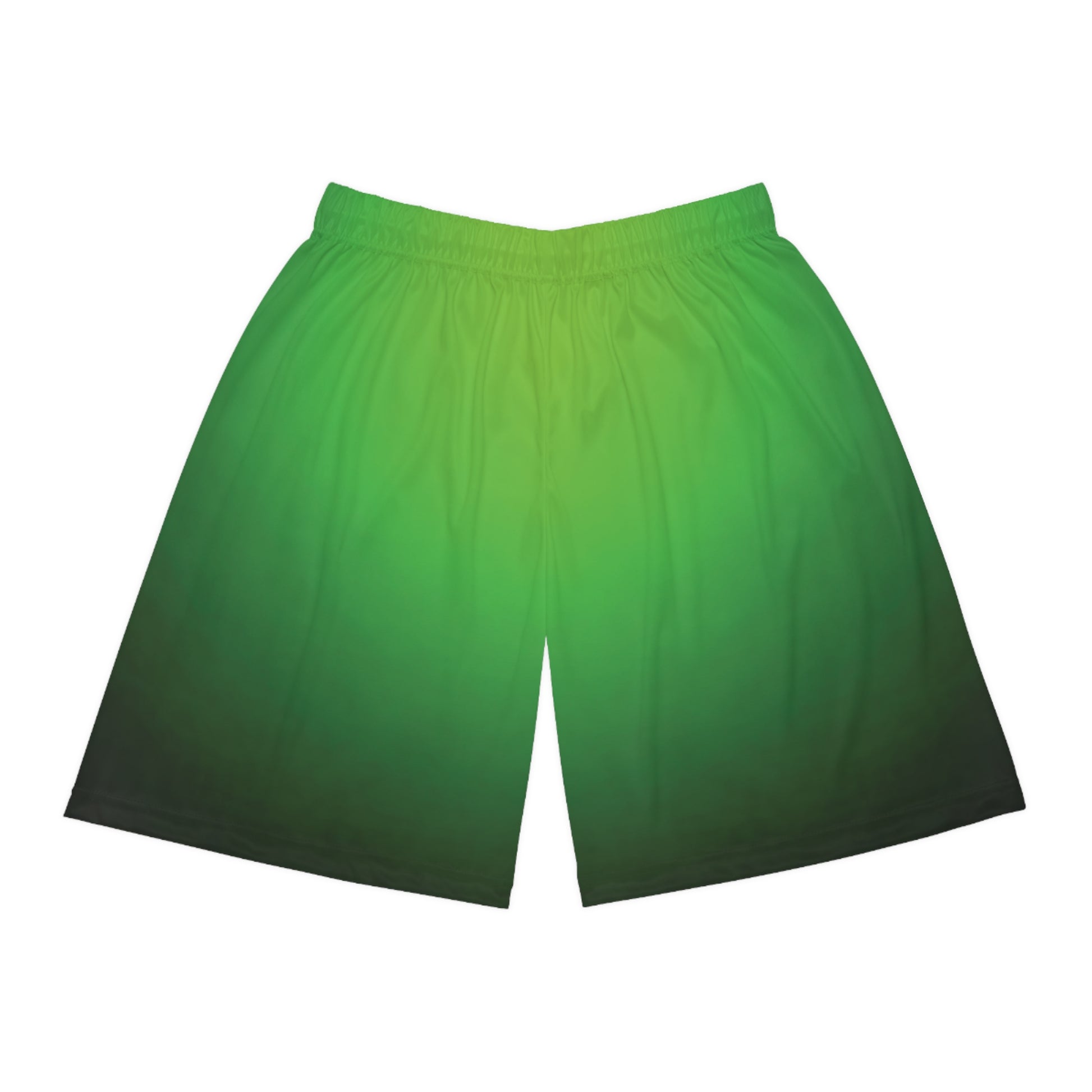 Faded to Green - Basketball Shorts (AOP) - Creatively Designed Shop