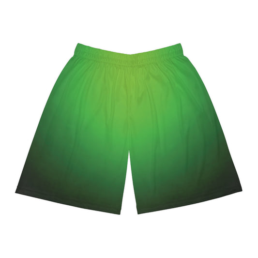 Faded to Green - Basketball Shorts (AOP)